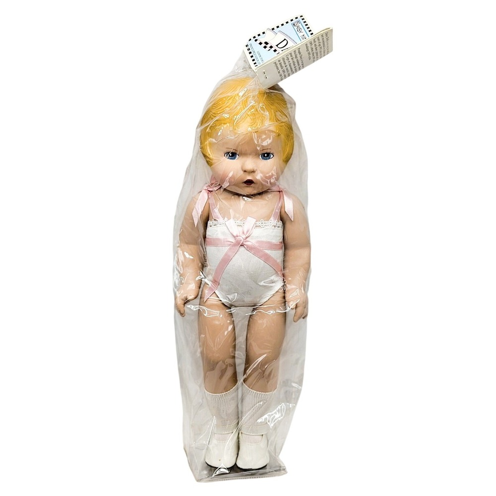 Vintage 1997 Daisy Kingdom Daisy Dolly 18 Inch Doll New In Bag 3075-32105 Blonde